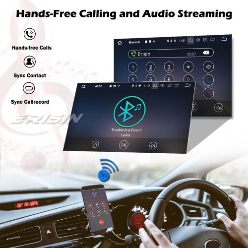 Erisin ES6974A Android 10.0 CarPlay GPS Stereo Head Unit for Audi