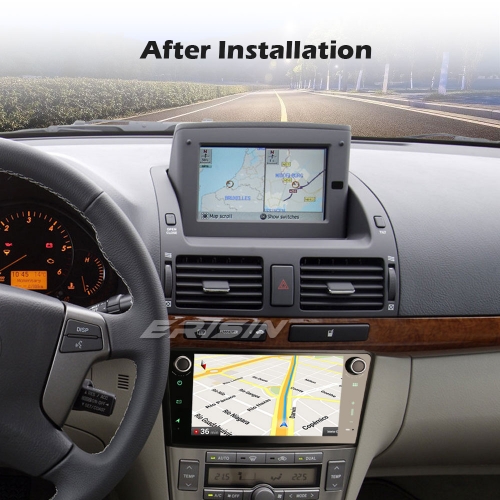 Erisin ES8107A 8-Core Android 10 DSP CarPlay DAB+ 4G Car Stereo GPS Sat Nav  GPS Radio For Toyota Avensis T25 Kombi 4G WiFi DAB+