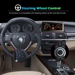 Erisin ES2670B 4-Core 10.25” CarPlay Android 10.0 Car Stereo GPS Sat Navi Radio BMW X5 E70 X6 E71 CIC IPS WiFi 4G BT DAB+