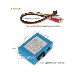 Erisin PC001 Fiber-Optic Decoder Box for Porsche Cayenne Benz ML/GL/R CLASS W164 W251