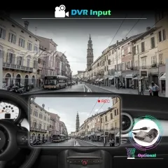 Erisin ES7941U 7" HD Double Din Android 9.0 Car Stereo GPS Satnav WiFi TPMS DAB+ Radio DVR DTV-IN OBD2 4G