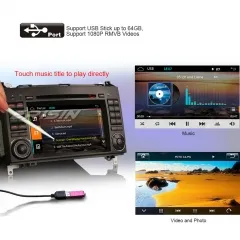Erisin ES7200B Car DVD Stereo GPS Radio Sat Nav Head Unit for Mercedes-Benz A/B Class Sprinter Vito Viano VW Crafter Bluetooth 3G Can-bus