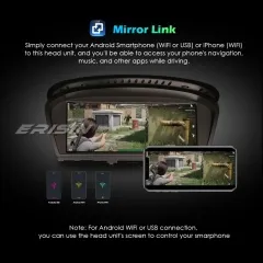 Erisin ES3660B 8.8" Android 11 Car Stereo GPS Sat Nav for BMW 3er E90 E91 E92 E93 5er E60 E61 6er E63 E64 DAB+ CarPlay WiFi Bluetooth 64GB DAB+ TPMS