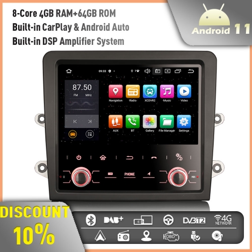 Erisin ES8559C Android 11 8-Core Car Stereo GPS Sat Nav for