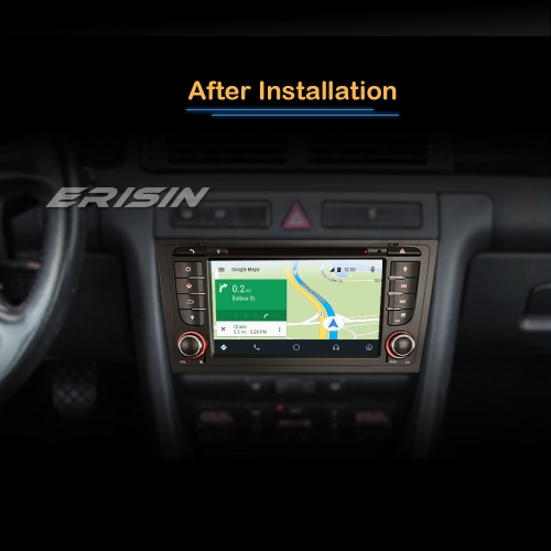 Carplay Android Erisin Android 14 Autoradio Für Audi A6 – 8.8 Zoll Touchscreen | CarPlay & Android Auto | GPS Navigation Audi A5 Radio