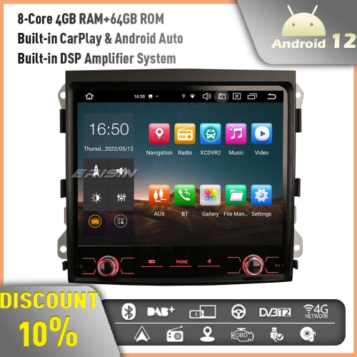 Erisin ES8542C 8.4" Android 12 DAB+ Car Stereo GPS Radio for PORSCHE CAYENNE Support Bluetooth 5.0 Wireless CarPlay Android Auto WiFi OBD2 4GB+64GB