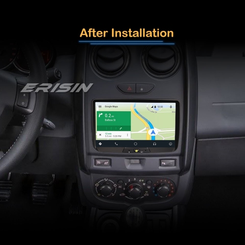 2+32G Car Stereo For Renault Duster Dacia Sandero Android 12 GPS Radio Head  Unit