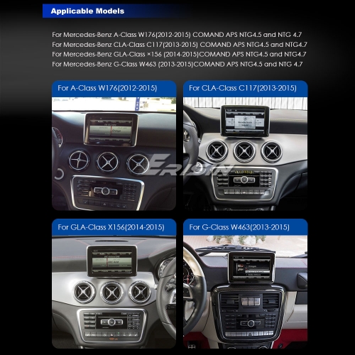 Mercedes-Benz A(W176)/CLA(C117)/G(W463)/GLA(X156) radio upgrade
