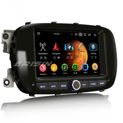 Erisin ES6755X Android 13 DAB+ Car Stereo GPS Sat Nav Radio for Fiat 500X 7" Screen Support Bluetooth 5.0 Wireless CarPlay Android Auto WiFi 4G+64GB