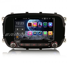 Erisin ES8555X Android 13 DAB+ Car Stereo GPS Sat Nav Radio for Fiat 500X 7" Screen Support Bluetooth 5.0 Wireless CarPlay Android Auto WiFi 4G+64GB