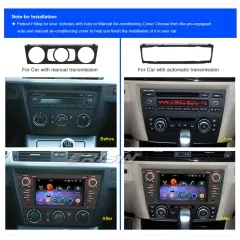 Erisin ES5767BN 8-Core 4GB+64GB DAB+ Android 14 Car Stereo Sat Nav GPS for BMW 3 Series E90 E91 E92 E93 CarPlay Android Auto BT DAB+ Canbus DSP WiFi