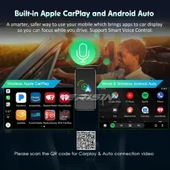 Erisin ES5767BN 8-Core 4GB+64GB DAB+ Android 14 Car Stereo Sat Nav GPS for BMW 3 Series E90 E91 E92 E93 CarPlay Android Auto BT DAB+ Canbus DSP WiFi