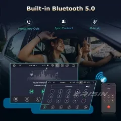 Erisin ES8527S Android 13 DAB+ Car Stereo GPS Radio for SKODA Octavia MK III 9" IPS BT 5.0 Wireless CarPlay Android Auto WiFi DVR 8-Core 4GB+64GB