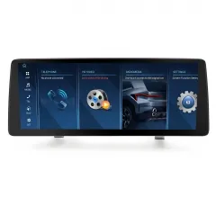 ES4792C Qualcomm 8-Core 8GB+128GB 12.3" Android 14 Car Stereo GPS Satnav for BMW 3 Series E90 E91 E92 E93 CCC BT 5.1 IPS CarPlay Android AutGB+128GB 1