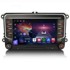 Erisin ES9035V 7" 8-Core 8GB+128GB Android 14 Car Stereo GPS Sat Nav for VW Golf Mk5/6 Passat B6 Skoda Touran Seat Skoda DAB+Wireless CarPlay DSP WiFi