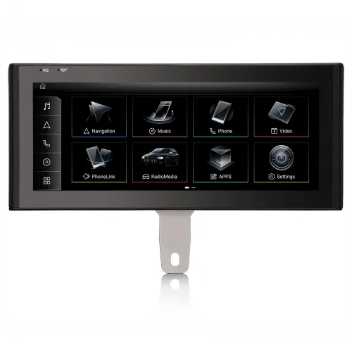 Erisin ES3973Q 8-Core 4GB+64GB 10.25" Android 14 Car Stereo GPS SatNav for Audi Q3 2013-2016 Support BT 5.1 IPS CarPlay Android Auto DAB+ DSP Canbus