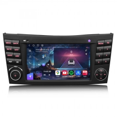 Erisin ES9081E 7" 8-Core 8GB+128GB Android 14 Car Stereo GPS Sat Nav for Mercedes-Benz E/CLS Class W211 W219 DAB+ Wireless CarPlay Android Auto WiFi