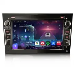 Erisin ES9060B 7" 8-Core 8GB+128GB Android 14 Car Stereo GPS Sat Nav for Vauxhall Vivaro Corsa D/C Astra H DAB+ Wireless CarPlay Android Auto WiFi 4G