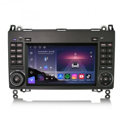 Erisin ES9072B 7" 8-Core 8GB+128GB Android 14 Car Stereo GPS Sat Nav for Mercedes A/B Class W245 W169 Sprinter Vito Crafter DAB+ Wireless CarPlay WiFi