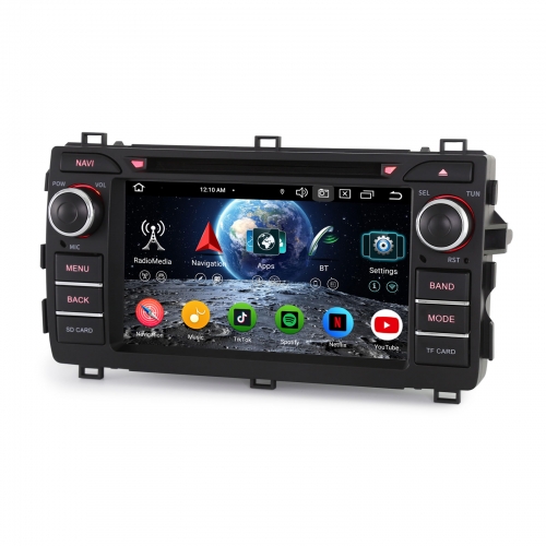 Erisin ES6518A 7" 8-Core Android 14 Car Stereo DVD GPS Sat Nav for Toyota Auris 2 E180 Hybrid Touring Sports DAB+ CarPlay DSP WiFi Canbus 4GB+64GB
