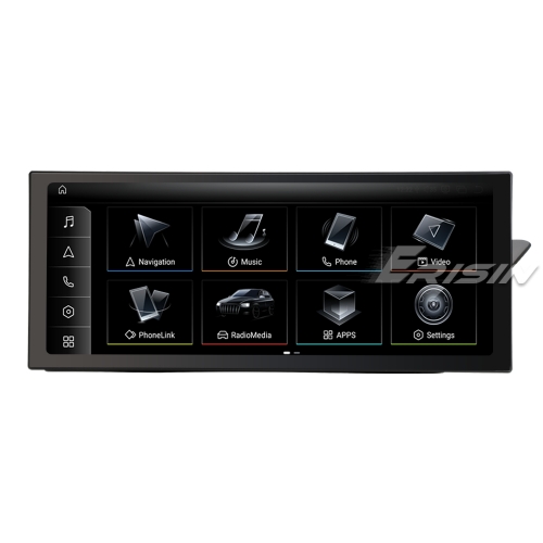 Erisin ES4774HR Qualcomm 8-Core 8GB+128GB 12.3" Android 14 Car Stereo Satnav for Audi A4 B8 S4 RS4 A5 S5 RS5 BT IPS CarPlay MMI High-Configuration