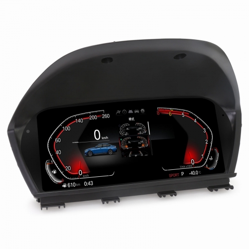 Erisin ES4820T 10 Inch Car LCD Dashboard Digital Gauge Cluster for BMW 1/2 Series F20 F50 F22 X1 F48 X2 F39 Support SWC HD LCD Screen No Fiber Optic