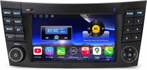 Erisin Qualcomm ES6681E 4GB+64GB 7" 8-Core Android 14 Car Stereo Sat Nav for Mercedes Benz E-Class W211 CLS W219 DAB+ CarPlay Android Auto BT DSP WiFi