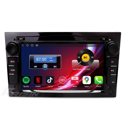 Erisin Qualcomm ES6660PB 4G+64GB 7" 8-Core Android 14 Car Stereo Sat Nav for Vauxhall Corsa C/D Zafira Antara Astra H Combo DAB+ CarPlay BT DSP WiFi