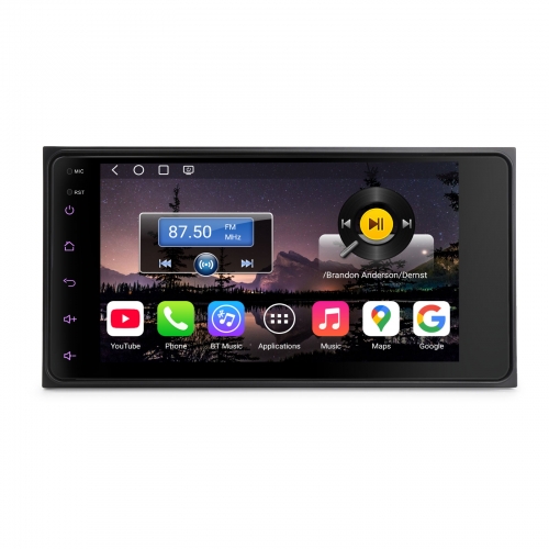 Erisin Qualcomm ES6612C 4GB+64GB 7" 8-Core Android 14 Car Stereo GPS Sat Nav for TOYOTA COROLLA EX RAV4 VIOS HILUX DAB+ CarPlay Android Auto BT WiFi