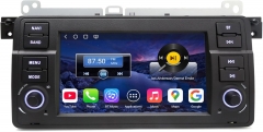 Erisin Qualcomm ES6646B 4GB+64GB 7" 8-Core Android 14 Car Stereo GPS Sat Nav for BMW Series 3 E46 318 320 MG ZT Rover 75 DAB+ CarPlay Android Auto BT