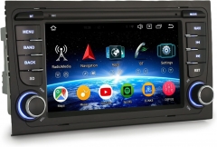 Erisin ES5574A 8-Core 4+64GB Android 16 Car Stereo GPS Satnav Radio for Audi A4 S4 RS4 Seat Exeo 7" Radio BT 5.0 CarPlay Android Auto WiFi DSP Canbus