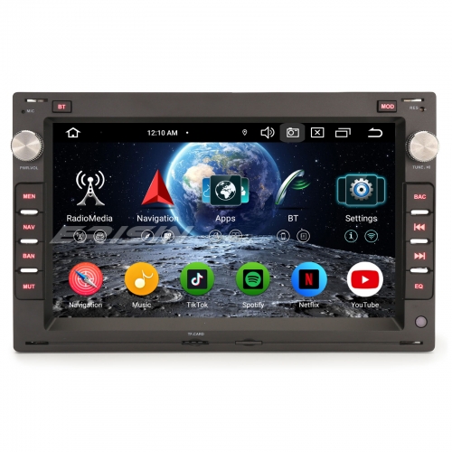 Erisin ES5509VB Android 16 64GB 8-Core Car Stereo GPS Satnav for VW Polo Passat Golf MK4 T5 SKODA Superb SEAT Ibiza BT 5.0 DAB+CarPlay WiFi DSP CANbus