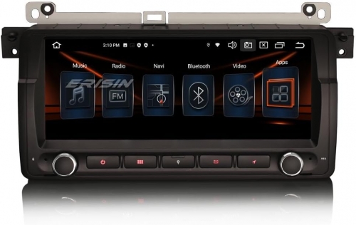 Erisin ES8504B 8.8" IPS Android 14 DAB+ Car Stereo GPS Radio for BMW 3er E46 M3 MG ZT Rover 75 Bluetooth 5.0 CarPlay Android Auto WiFi 8-Core 4GB+64GB