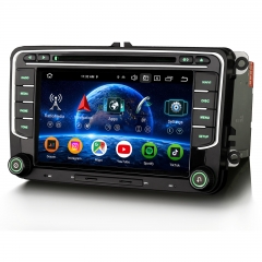 Erisin 8+128GB Android 16 Car Stereo for VW T5 Caddy Golf MK 5/6 Polo Passat Tiguan EOS Sharan 7" DVD Player GPS SatNav CarPlay Android Auto Bluetooth