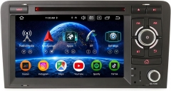 Erisin ES9127A 8-Core 8GB+128GB Android 16 Car Stereo GPS Sat Nav for Audi A3 S3 8P RS3 RNSE-PU, 7" Car DVD Player DAB+ CarPlay Bluetooth Wifi 4G IPS