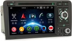 Erisin ES6527A 4GB+64GB 8-Core Android 16 Car Stereo GPS SatNav for AUDI A3 S3 RS3 RNSE-PU, 7" CD Player DAB+ Wireless CarPlay Android Auto Wifi BT 4G