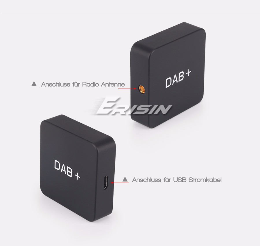 ES384 DAB Kit Antenne Amplifiée Digital Radio MCX Adaptateur DAB Plus Pour Autoradio Android 80 - Foto 14