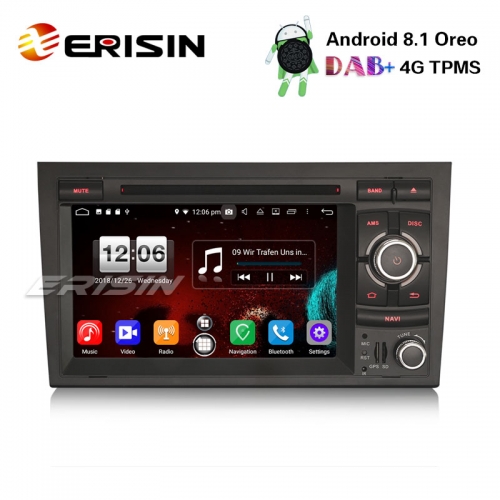 Erisin ES7628A 7" Android 8.1 DAB+ Autoradio GPS Wifi DTV 4G AUDI A4 S4 RS4 B7 B9 SEAT EXEO