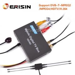 Erisin ES238D Car/Truck Mobile DVB-T-MPEG2/4/H.264/HDTV Digital TV Receiver HDMI USB