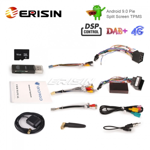 Erisin 7 Zoll Android 14 Autoradio Für BMW E39 & X5 E53 - Mit CarPlay, GPS, Bluetooth & DSP