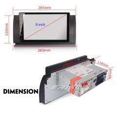Erisin ES7902B 9" 8-Kern Android 9.0 Autoradio GPS TNT DVR Wifi BMW 5er E39 E53 X5 M5 Navi 4G