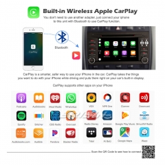 Erisin ES8614P 8-Core Android 11.0 Car Stereo Sat Nav wireless CarPlay WiFi DAB+ Bluetooth OBD2 CD TPMS DTV Android Auto For Porsche Cayenne