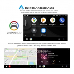 Erisin ES8614P 8-Core Android 11.0 Car Stereo Sat Nav wireless CarPlay WiFi DAB+ Bluetooth OBD2 CD TPMS DTV Android Auto For Porsche Cayenne