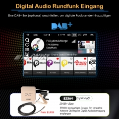Erisin ES8527S 8-Zoll 8-Kern Android 12 Autoradio GPS CarPlay Android Auto DAB+ Navigation RDS OBD2 DSP SWC Wifi Für SKODA Octavia III
