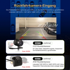 Erisin ES8527S 8-Zoll 8-Kern Android 12 Autoradio GPS CarPlay Android Auto DAB+ Navigation RDS OBD2 DSP SWC Wifi Für SKODA Octavia III