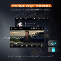 Erisin ES6735V 7 Zoll Android 13 Autoradio GPS Navigation Für VW Golf 5/6 Tiguan Passat B6 Polo Caddy T5 Touran Seat Skoda CarPlay Android Auto DAB+