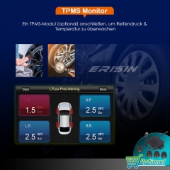 Erisin ES6735V 7 Zoll Android 13 Autoradio GPS Navigation Für VW Golf 5/6 Tiguan Passat B6 Polo Caddy T5 Touran Seat Skoda CarPlay Android Auto DAB+