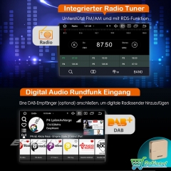 Erisin ES6746B 7 Zoll Android 13 Autoradio GPS Navigation Für BMW 3er E46 M3 Rover 75 MG ZT CarPlay Android Auto DAB+ Canbus OBD RDS FM Lenkradsteueru