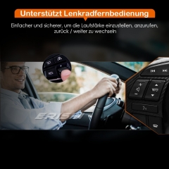 Erisin ES6735V 7 Zoll Android 13 Autoradio GPS Navigation Für VW Golf 5/6 Tiguan Passat B6 Polo Caddy T5 Touran Seat Skoda CarPlay Android Auto DAB+