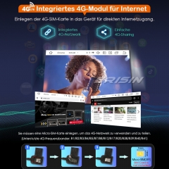 Erisin ES6735V 7 Zoll Android 13 Autoradio GPS Navigation Für VW Golf 5/6 Tiguan Passat B6 Polo Caddy T5 Touran Seat Skoda CarPlay Android Auto DAB+